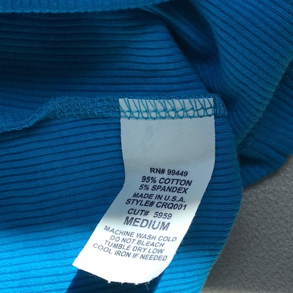 Turquoise Blue Rhinestone Tank - Picture 5 of 5